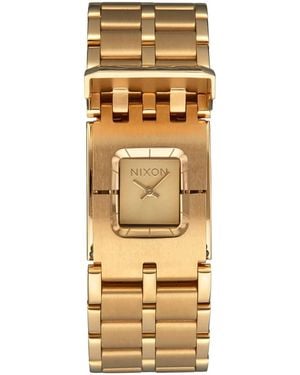 Nixon Analog Quarz Uhr mit Edelstahl Armband A1362502-00 - Mettallic