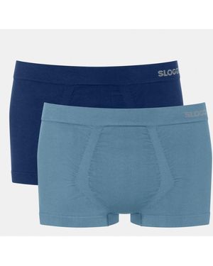 Sloggi Men Go Smooth Hipster C2p Multiple Colours 3 - Blue