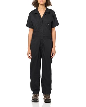 Dickies Flex Cooling Short Sleeve Coveralls - Black