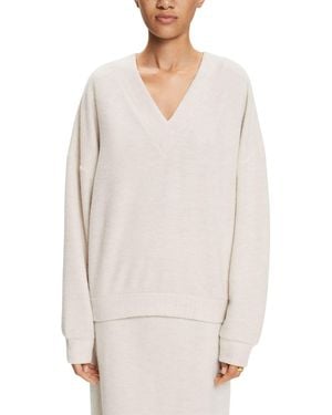 Esprit 103ee1j305 Sweatshirt - White