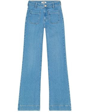 Wrangler Jeans Flare - Blau