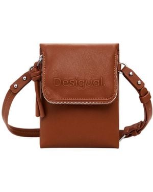 Desigual Mone_Half Phone Camel - Marrone