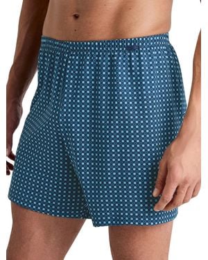 CALIDA Prints Boxer a Pantaloncino - Blu