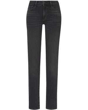S.oliver Jeans Betsy/Slim Fit/Mid Rise/Slim Leg Graphit 32/34 - Schwarz