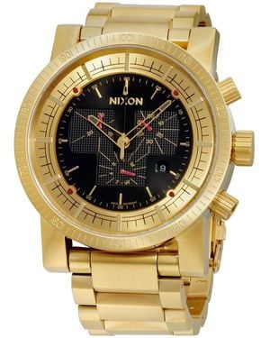 Nixon Analog Quarz Uhr mit Edelstahl Armband A457510-00 - Mettallic