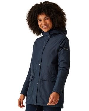 Regatta Womens Mireya Insulated Waterproof Jacket - Navy (spot Print) - 16 - Blue