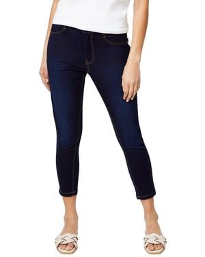 Dorothy Perkins Petite Skinny Ankle Grazer Jeans - Blue