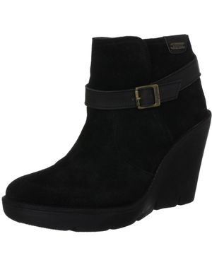 Pepe Jeans Stivali da Donna Greenford con Zeppe - Nero