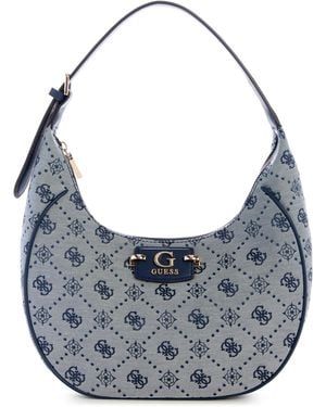 Guess Neda Hobo Shoulder Bag - Grey