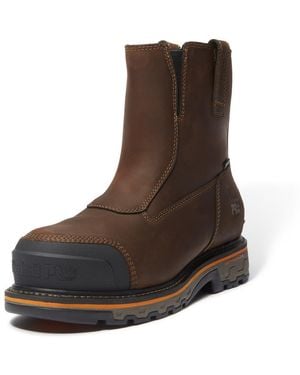 Timberland True Grit Chelsea Composite Safety Toe Waterproof Industrial Western Work Boot - Brown