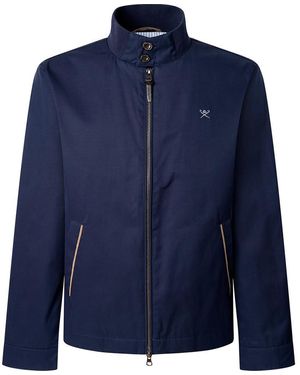 Hackett Cotton Harrington Jacke - Blau