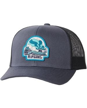 Rip Curl Custom Curve Trucker Cap One Size - Blau
