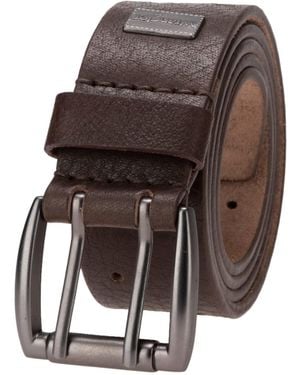 Wrangler 's Logo Ornament Casual Everyday Belt For Jeans - Brown