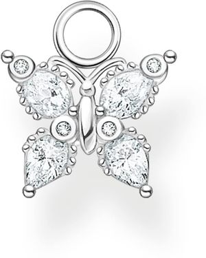 Thomas Sabo Ladies Sterling Silver 925 Other Form Cubic Zirconia Earrings - Ep014-051-14 - White