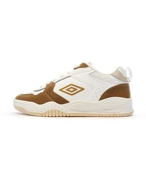 Umbro Tywen White/beige/camel Trainers - Natural