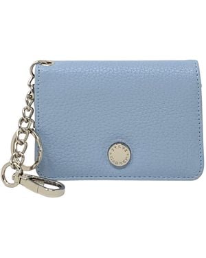 Steve Madden Bfold Clip On Card Case Wallet With Keyring - Blue