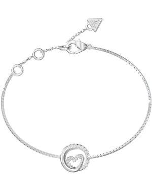 Guess Bracelet Iconique Collection. Bracelet Made Of Steel And Silver. - Metallic