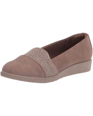 Skechers Modern Comfort Cleo Flex Wedge-SAY What Loafer Flat - Nero