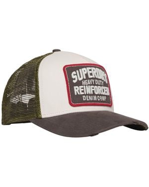 Superdry Mesh Trucker Cap One Size White - Multicolour