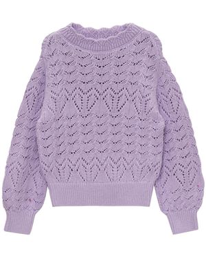 S.oliver Pullover mit Muster - Lila