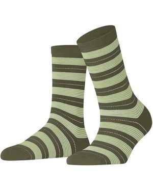 FALKE Stripe Uniform W So Cotton Patterned 1 Pair Socks - Green
