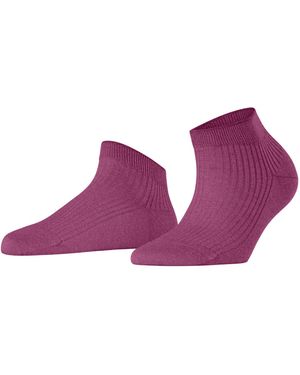 FALKE Shiny W Sn Viscose Low-cut Plain 1 Pair Trainer Socks - Purple