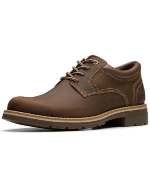 Clarks S Morris Low Ap Shoes - Brown