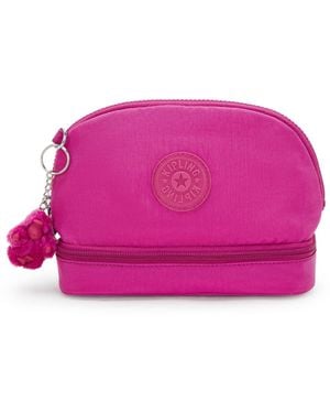 Kipling Pouch Multi Keeper Glowing Fuchsia Large 56% Recycled Polyamide, 44% Polyamide - Pink