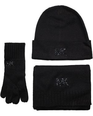 Michael Kors Logo Knitted Glove - Black