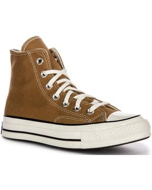 Converse A08616C Chuck 70 Vintage Canvas Hi Lac Scarpe Sportive Uomo - Marrone