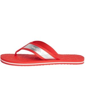 Calvin Klein Jeans Beach Sandal in Met YM0YM00950 - Nero