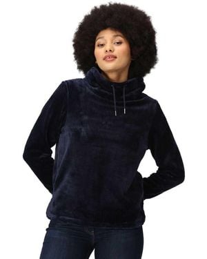 Regatta Bardou Fluffy Jumper in Pile - Blu