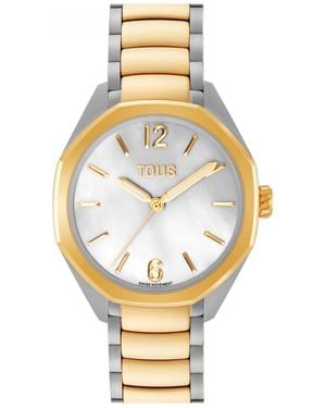 Tous Orologio Now Lady 3000141400 bicolore in acciaio inossidabile - Metallizzato