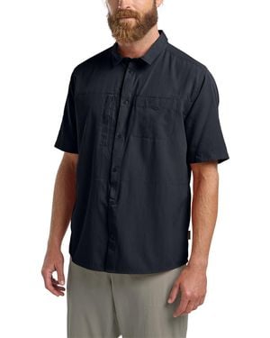 Jack Wolfskin Sierra Canyon Ss Shirt M - Blue