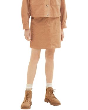 Tom Tailor 1037698 Cord Rock mit Taschen - Natur