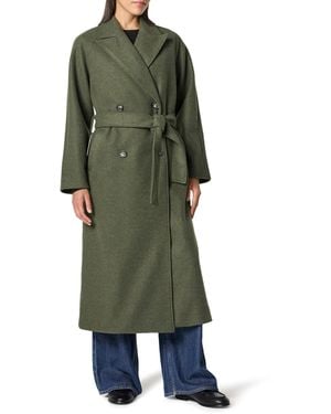 The Drop Jessy Elongated Overcoat Abrigos - Verde
