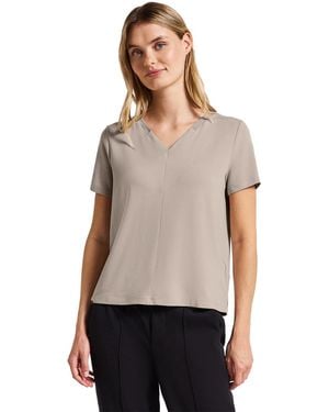 Street One 3227292 V-Neck T-Shirt - Grau