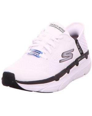 Skechers Max Cushioning Slip-ins-athletic Workout Running Walking Shoes With Memory Foam Trainer - White