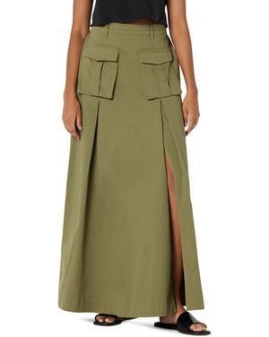 The Drop Jupe Longue Cargo pour - Vert