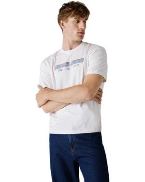 Pepe Jeans Red Bull Racing X Outline Graphic Tee T-shirt - Wit