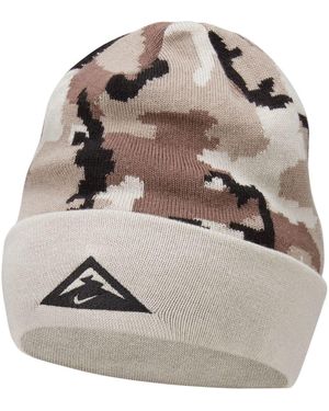 Nike Trail Running Dri-fit Camo Beanie - Grey