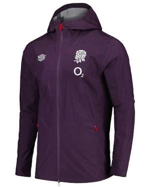 Umbro S 24/25 England Rugby Waterproof Jacket - Purple