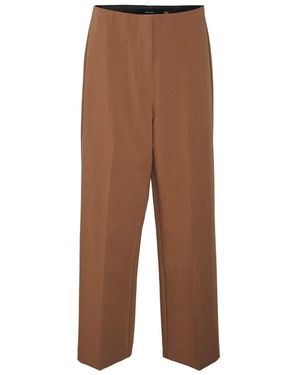 Vero Moda Knöchellange straight fit hose - Braun