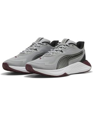 PUMA Mixte PWR Hybrid TR Chaussure athlétique Tout Sport - Métallisé