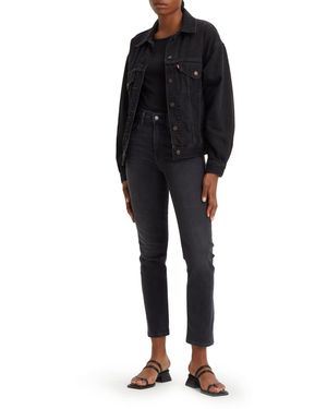 Levi's 724 HIGH RISE STRAIGHT - Nero