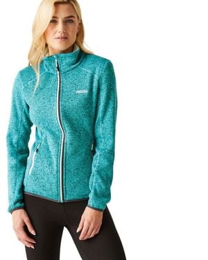 Regatta Newhill Full Zip Fleece Jacket Giacca in Pile - Verde