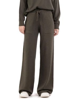 Replay Wide Trousers - Grigio