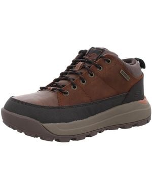 Skechers Cambert Mid Tex Cdb Brown S Outdoor Walking Boots 210900