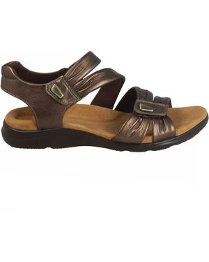 Clarks S Kitly Ave Leather Bronze Sandals 5 Uk - Brown