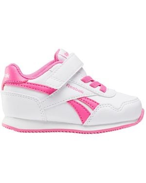 Reebok Royal Jog 3.0 Elastic & Top Strap Trainer - Pink